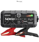 RRP £115.42 - NOCO Boost X GBX45: 1250A UltraSafe Jump Starter Power Pack – 12V Car Battery Booster