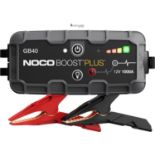 RRP £100.66 - NOCO Boost GB40: 1000A UltraSafe Jump Starter Power Pack – 12V Car Battery Booster, P