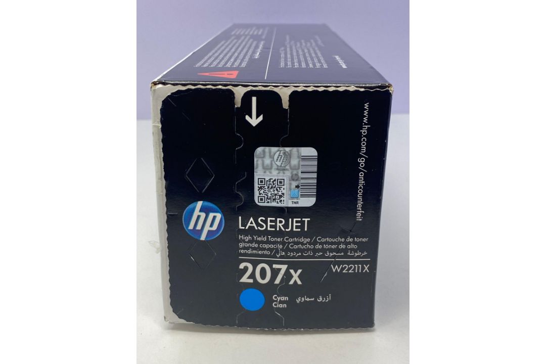 NEW - RRP £100.76 - HP W2211X 207X High Yield Original LaserJet Toner Cartridge, Cyan, Single Pack - Image 3 of 4
