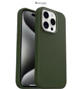 OtterBox Symmetry Series Cactus Leather MagSafe Hoes voor iPhone 15 Pro, schokbestendig, valbestend