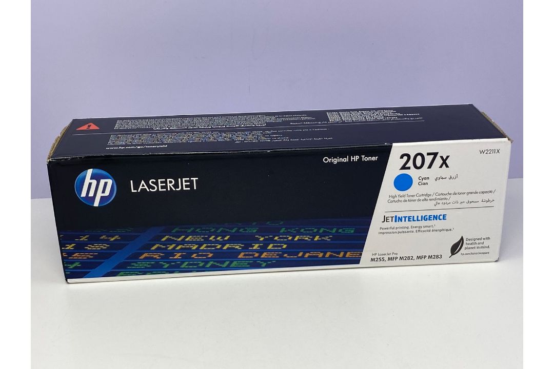 NEW - RRP £100.76 - HP W2211X 207X High Yield Original LaserJet Toner Cartridge, Cyan, Single Pack - Image 2 of 4