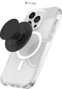 PopSockets Phone Grip for MagSafe with Kickstand, Magnetic Stand, Swappable Top, Secure Hold for iP