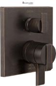 RRP £357.00 - DELTA Faucet T27967-RB, Venetian Bronze Ara Angular Modern Monitor 17 Series Valve Tr