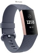 RRP £100.04 - Fitbit Charge 3 Advanced Fitness Tracker with Heart Rate, Swim Tracking & 7 Day Batte