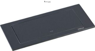RRP £228.48 - EVOLINE Backflip 2 x Schuko Sockets 1 x USB-C Charger Matte Black