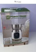 RRP £119.99 - DREO Electric Milk Frother 450 ml [Upgraded], for Cappuccino, Latte Macchiato, Frappe