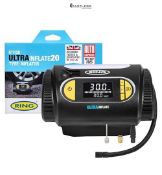 RING ULTRAINFLATE 20 Digital Tyre Inflator Air Compressor - Featuring Auto-Stop & Progress Meter -