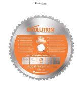 Evolution Power Tools R255TCT-28T - 255 mm Multi Material Mitre Saw Blade - Carbide Tipped Blade Cu
