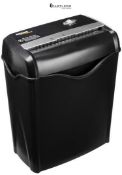 Amazon Basics 5-6 Sheet Cross Cut Paper and Credit Card Shredder with 14.3L Bin for Business & Home