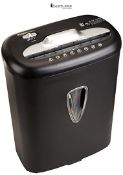 Amazon Basics 7-8 Sheet Cross Cut Paper and Credit Card Shredder with 15.5L Bin for Business & Home