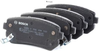Bosch BP1051 - Brake Pads Car Rear Axle - Bosch Quality - Reduced Noise and Dust - ECE-R90 Certifie