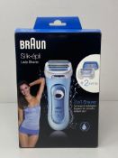 Braun Silk-épil Lady Shaver, Electric Women’s Shaver, 3-in-1 Electric Shaver, Trimmer & Exfoliation