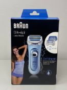 Braun Silk-épil Lady Shaver, electric women's shaver, 3-in-1 electric shaver, trimmer and exfoliati