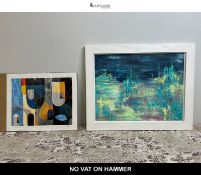 Contemporary Artworks: Jill Van Looy Acrylic Painting & Jo Angell Giclée Print