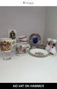 British Commemorative, Floral & Fruit Pattern Ceramics incl. Royal Worcester, Grafton & Soho Pottery