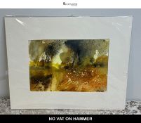 Sue E. Howells Original Watercolour, 'An Autumns Tale'
