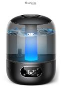 RRP £53.86 - Dreo Humidifier for Bedroom with Sensor, 26dB Quiet Cool Mist Ultrasonic Humidifiers f
