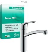 RRP £110.80 - hansgrohe Focus M41 - kitchen tap, 1 spray, kitchen sink tap with spout height 160 mm
