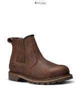 RRP £89.49 - V12 Rawhide Chelsea Boots for Men - Steel Toe Cap Boots with Heat-Resistant Sole & Pie