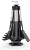 RRP £69.71 - Joseph Joseph Elevate 5-piece Silicone Kitchen Utensils Carousel, Heat Resistant Non S