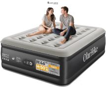 RRP £90.00 - OlarHike 50cm High Inflatable Mattress, Double Air bed, 135 x 190 x 50cm