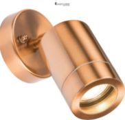 Outdoor GU10 Adjustable Wall Light in Copper