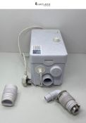 RRP £114.95 - Aquamatix Sanitary Lift Pump 400W Macerator Pump, 100L/min, 8m Lift, 3-Inlet for Toil