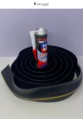 Prestige Universal Garage Door Seal Strip - DIY Rubber Weather Seal Excluder - Weatherproof Bottom
