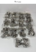 NEW - 26 PCS Concealed Soft Close Cabinet Hinges, Full Overlay Kitchen Cupboard Hinges Wardrobe Doo