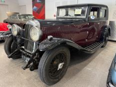 1932 Lagonda 2 litre saloon Being sold without reserve Registration number KY 2717 Maroon over black