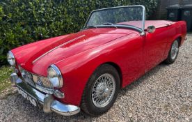 1964 MG Midget Mk I Registration number 6437 KO Chassis number GAN224225 Engine number  Red with a