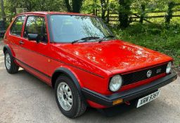 1983 VW Golf GTi Mk I Registration number XRM 936Y Red with a black and red stripe interior Just