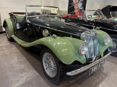 1954 MG TF Registration number NWU 579 Chassis number Engine number Two tone green with a green