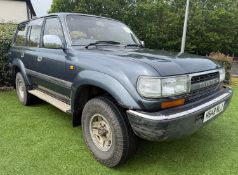 1991 Toyota Land Cruiser VX Registration number H648 NLJ Chassis number HAJ81-0012837 Engine