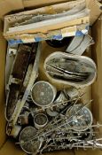 Assorted Sunbeam Rapier items, including badges (some new old stock), gauges and other items (box)