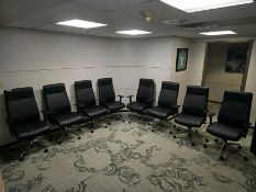 LOT OF (8) EXECUTIVE CHAIRS (1ST FLOOR, OFFICE NEXT TO ENGINEERING OFFICE)