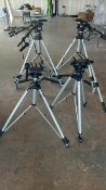 LOT OF (4) FLUID HEADS BOGEN 3066