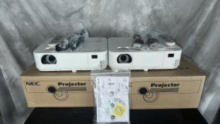 LOT OF (2) PROJECTORS NEC M322X