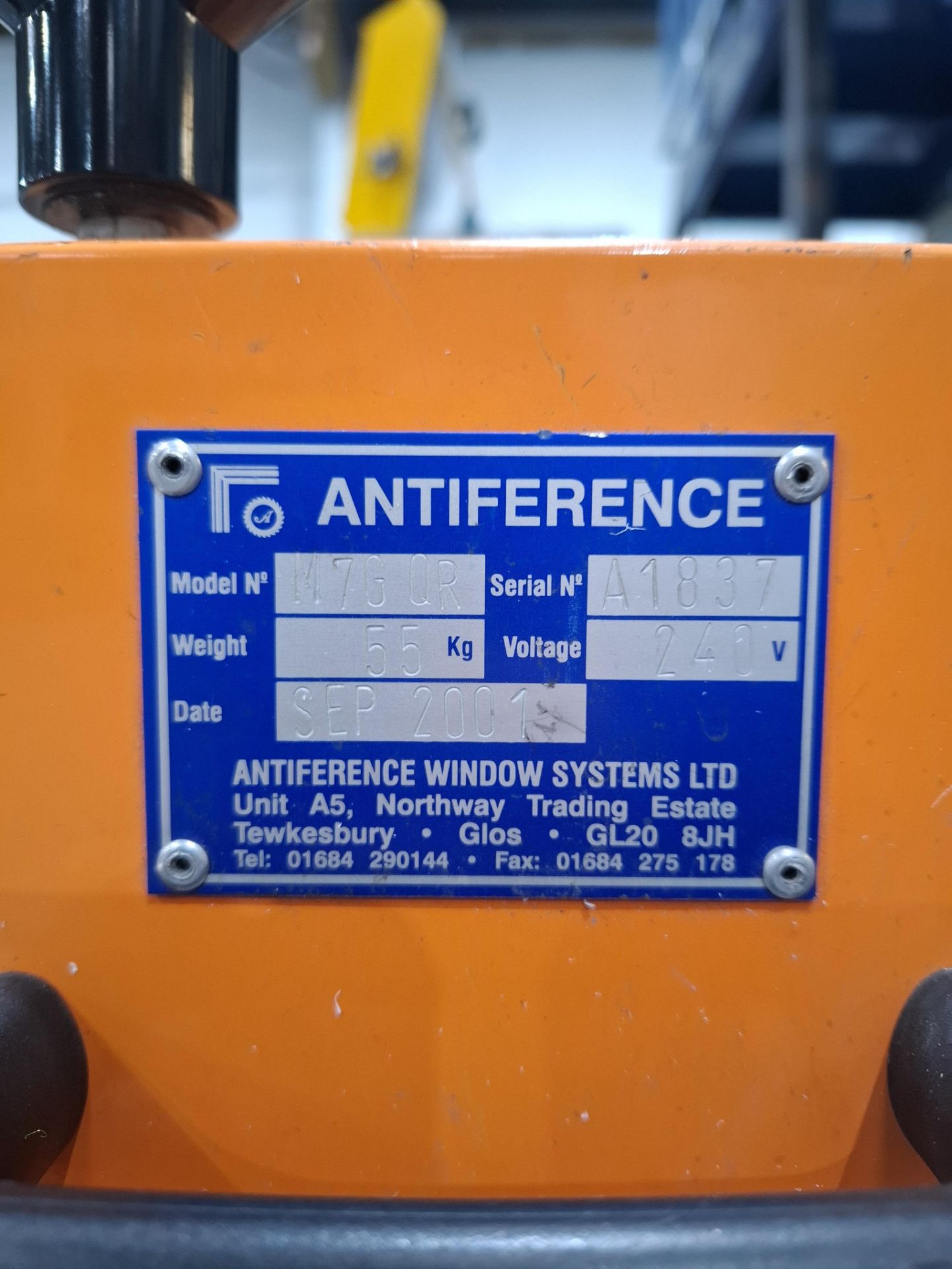 ANTIFERENCE BENCH MOUNTED MILLING MACHINE - Image 5 of 5