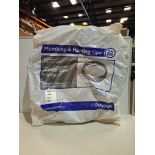 4 X PIECE BRAND NEW MIXED POLYPIPE LOT TO INCLUDE 2X 15MM X 50M POLYPLUMB BARRIER PIPE - 1X 22MM X 5