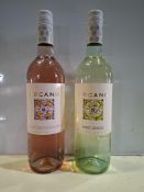 28 X MIXED WINE LOT CONTAINING 14 X ARCANO PINOT GRIGIO ROSATO AND 14 X ARCANO PINOT GRIGIO