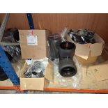 MIXED PLUMBING LOT CONTAINING FRIALEN ELECTROFUSION EQUAL TEE PIPE FITTING DESIGNED FOR CONNECTING P