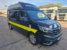 BLACK RENAULT TRUCKS TRAFIC 30 MWB PANEL VAN - WITH V5