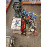 20 + MIXED TOOL LOT TO INCLUDE HONDA EES4500 PETROL GENERATOR , DUSTCONTROL DC AIRCUBE 500 , ANSELL