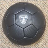 BLACK AUTOMOBILI LAMBORGHINI FOOTBALL SIZE 5