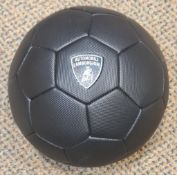 BLACK AUTOMOBILI LAMBORGHINI FOOTBALL SIZE 5