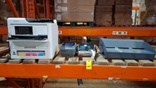 4 X IT LOT TO INCLUDE 1 X EPSON WORKFORCE PRO INKJET PRINTER , 1 X ZEBRA DIRECT THERMAL LABEL PRINTE