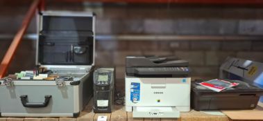 4 X MIXED LOT TO INCLUDE 1 X POWER MANAGER PM800 UNITERRUPTIBLE POWER SUPPLY , 1 X SAMSUNG XPRESS C4