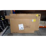 1 X LINEA 11 PIECE OUTDOOR DINING SET IN GREY / BLACK IN 3 BOXES