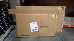 1 X LINEA 11 PIECE OUTDOOR DINING SET IN GREY / BLACK IN 3 BOXES